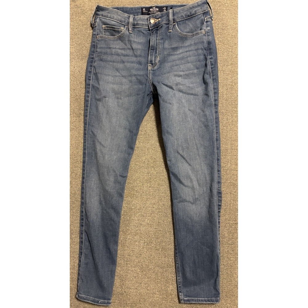 Hollister High-Rise Super Skinny Jeans Womens Size 9S W29 L26 Light Blue